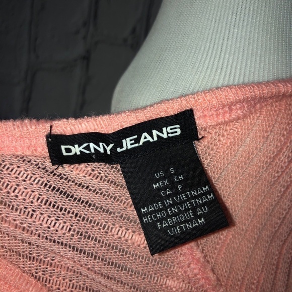 DKNY Pink Asymmetrical‎ Sweater | Small - Picture 4 of 4